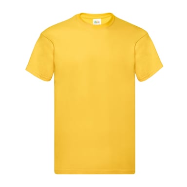 Fruit of the Loom Mens Original T-Shirt (Sunflower)