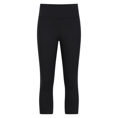 Mountain Warehouse Womens/Ladies Blackout Capri High Waist Leggings (Black)