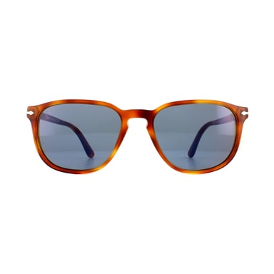 Gafas de sol Persol Rectangulares para Hombre Terra Di Siena Azul Claro