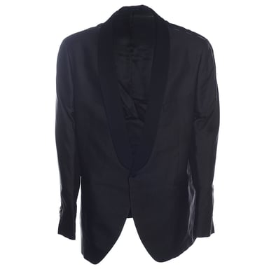 Men's Hackett, Goemet Velvet Shawl CL Jacket in Black
