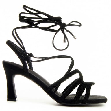 Sandalía Montevita con Tacón Sandal8 en Negro