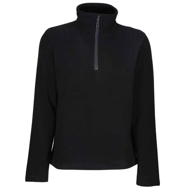 Regatta Mens Honestly Made Recycled Half Zip Fleece (Black)