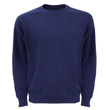 Fruit Of The Loom Mens Raglan Sleeve Belcoro® Sweatshirt (Deep Navy)