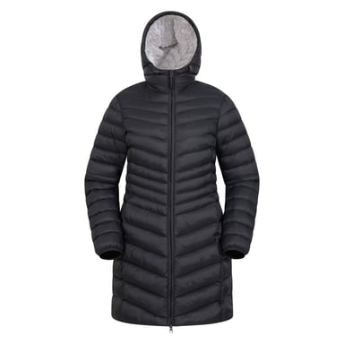 Mountain Warehouse Womens/Ladies Florence Faux Fur Lined Padded Jacket (Black)