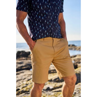 Mountain Warehouse Mens Organic Chino Shorts (Light Beige)