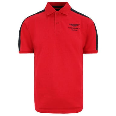 Hackett Aston Martin Racing Mens Red Polo