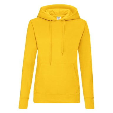 Fruit of the Loom Womens/Ladies Classic Hoodie (Sunflower)