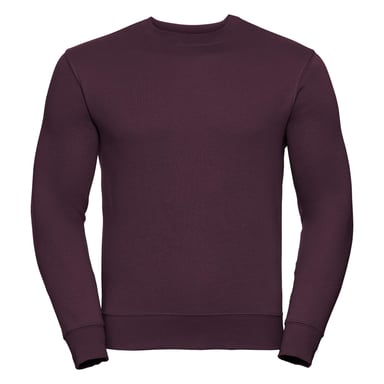 Russell Mens Authentic Sweatshirt (Slimmer Cut) (Burgundy)