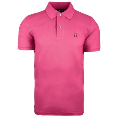 Psycho Bunny de Robert Godley Polo rosa para hombre