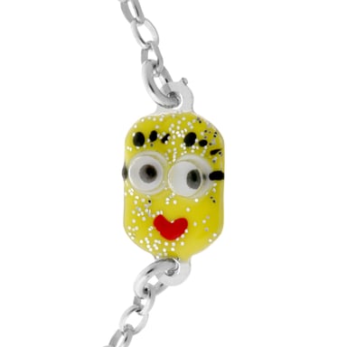Orphelia 'Minion' Child's 925 Sterling Silver Bracelet - Silver ZA-7135/2