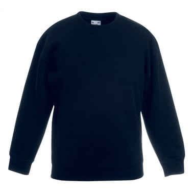 Fruit Of The Loom Kids Unisex Premium 70/30 Sweatshirt (Black)