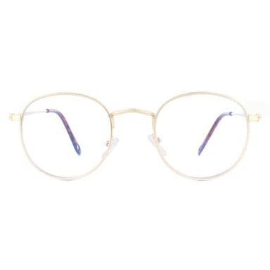 Montana Round Gold montura de gafas unisex para mujer