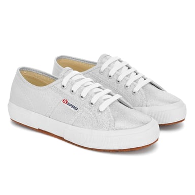 Superga Womens/Ladies 2750 Lamew Metallic Trainers (Grey Silver)