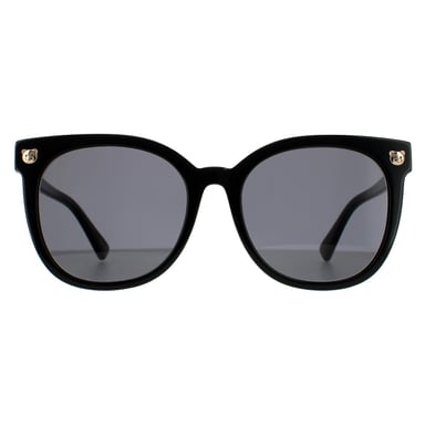 Gafas de sol unisex cuadradas Moschino negras y grises