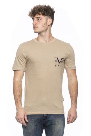 19V69 Italia Mens T-Shirt Troy Beige