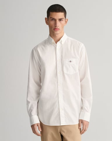 GANT Mens Regular Fit Long Sleeve Poplin Shirt