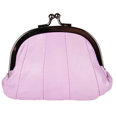 Leather purse Montevita in Purple