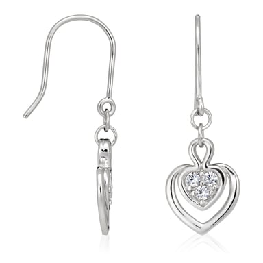 Orphelia Women's 925 Sterling Silver Drop Earrings - Silver ZO-5120