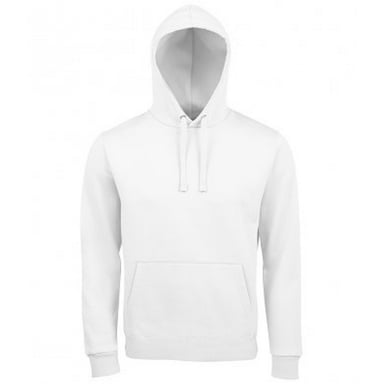 SOLS Unisex Adults Spencer Hooded Sweatshirt (White)