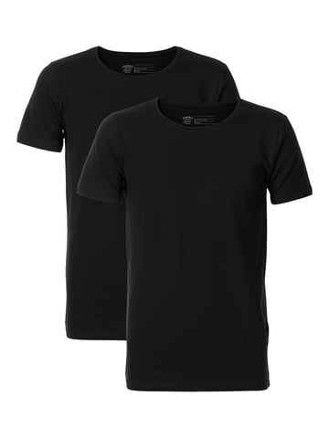 Petrol Industries - 2-pack Basic Crew Neck T-shirts Men - Black