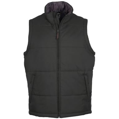 SOLS Warm Unisex Padded Bodywarmer Jacket (Charcoal)