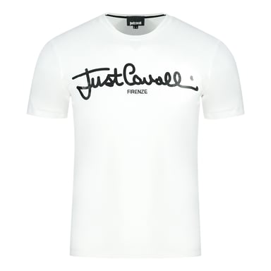 Just Cavalli Logo Signature camiseta blanca