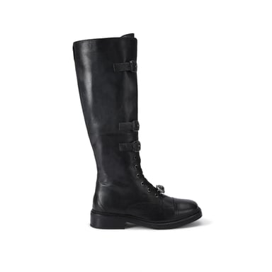 Kurt Geiger London Leather Monument Strap Boots