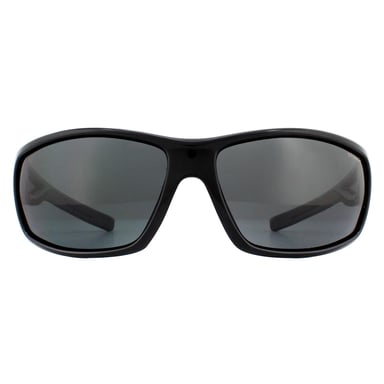 Gafas de sol polarizadas Polaroid Sport Wrap Hombre Negro Gris