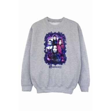 Disney Girls The Descendants Group Attitude Sweatshirt (Sports Grey)