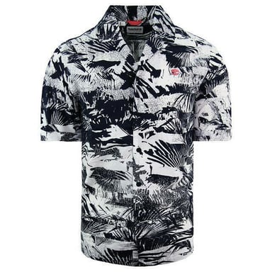 Timberland Stretch Fit regular de manga corta para hombre camisa de verano floral A21A6 AE8