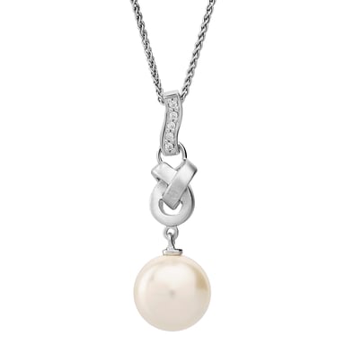 Orphelia 'Clara' Women's 925 Sterling Silver Chain with Pendant - Silver ZH-7515