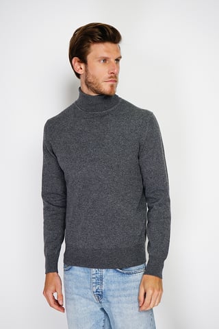GB - William de Faye - turtleneck - Dark Gray