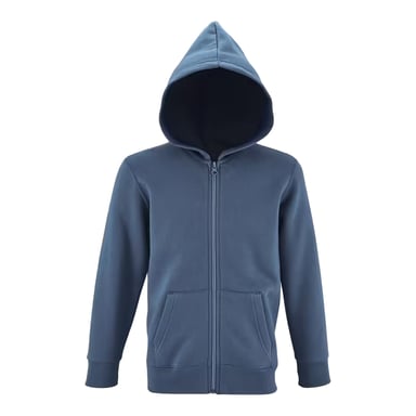 SOLS Childrens/Kids Stone Full Zip Hoodie (Slate Blue)