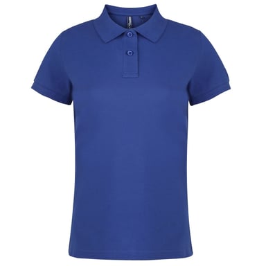 Asquith & Fox Womens/Ladies Plain Short Sleeve Polo Shirt (Royal)