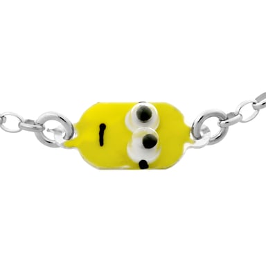 Orphelia 'Minion' Child's 925 Sterling Silver Bracelet - Silver ZA-7135