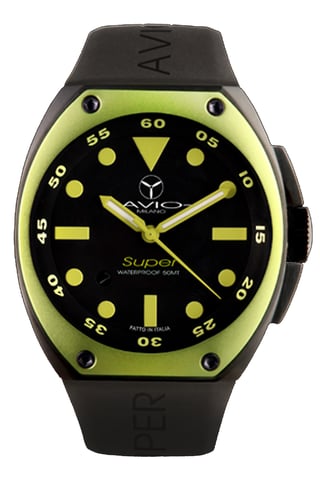 Reloj Avio Milano para hombre súper negro