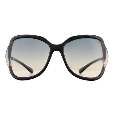 Gafas de sol Tom Ford Square de mujer negro brillante gris humo degradado