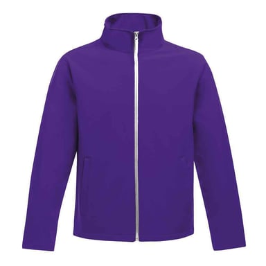 Regatta Standout Mens Ablaze Printable Soft Shell Jacket (Vibrant Purple)