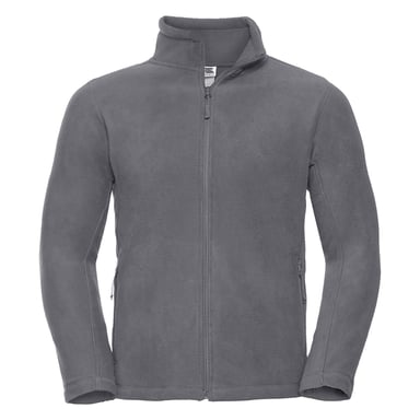Russell Mens Full Zip Outdoor Fleece Jacket (Convoy Grey Solid)