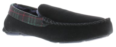 Hush Puppies Zapatillas de Casa para Hombre Mocasin Andreas de Ante de Cuero Azul Marino