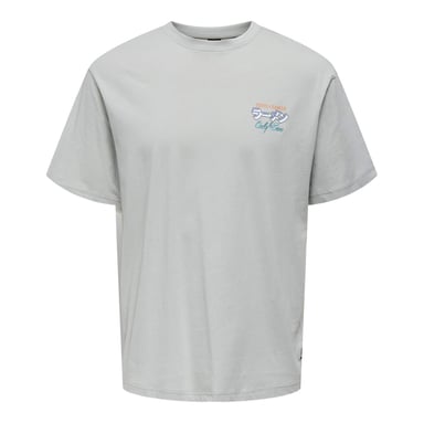 Camiseta Only & Sons Camiseta SS Keane Gris