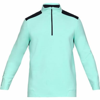 Under Armour Storm Play Off Mens Cold Gear Loose Turquoise Golf Top 1325277 361