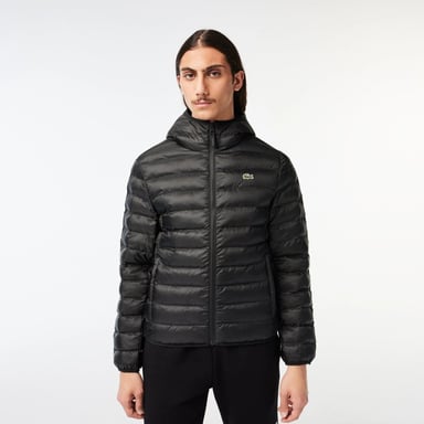 Lacoste Mens Hooded Puffer Jacket