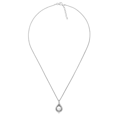 Orphelia 'Sophia' Women's 925 Sterling Silver Chain with Pendant - Silver ZH-7234