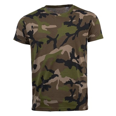 SOLS Mens Camo Short Sleeve T-Shirt (Camouflage)
