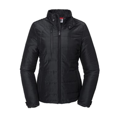 Russell Womens/Ladies Cross Padded Jacket (Black)