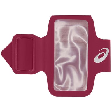 Funda para teléfono con funda para el brazo en rosa oscuro con logotipo de Asics