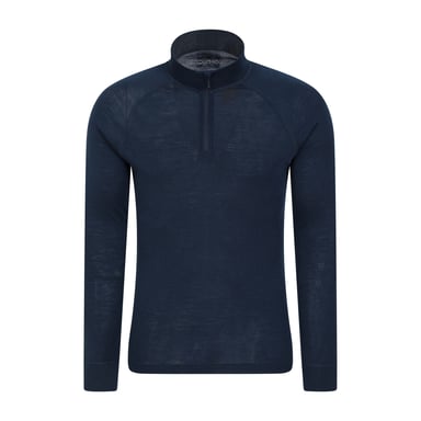 Mountain Warehouse Mens Merino II Base Layer Top (Navy)