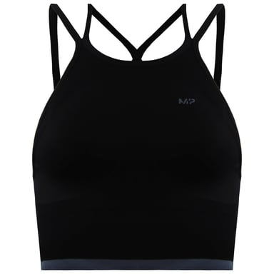 MyProtein Adapt Seamless Womens Black Sports Bra