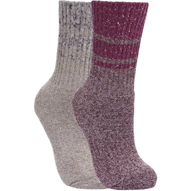 Trespass Womens/Ladies Hadley Hiking Boot Socks (2 Pairs)